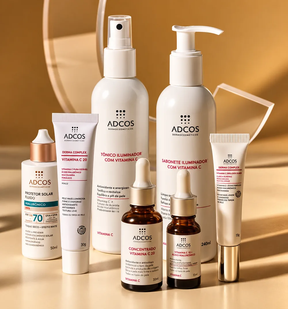 Dermocosméticos de linha profissional usados no peeling